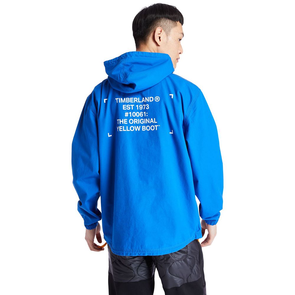 Sudadera Timberland Hombre Workwear Ripstop Hoodie Azules - Chile VKT-075361